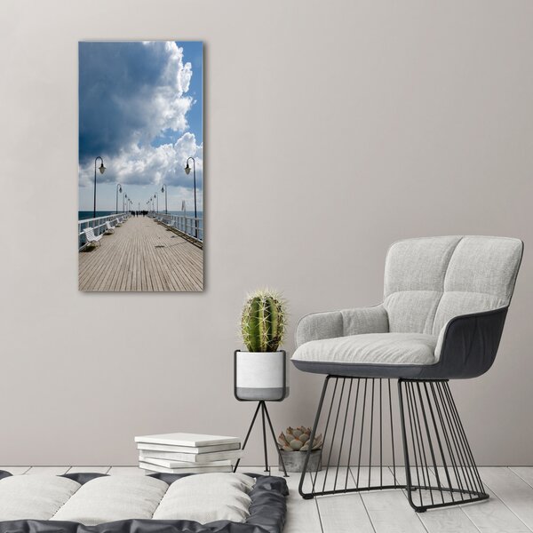 Vertikální Foto obraz canvas Molo w Orłowie ocv-109125141