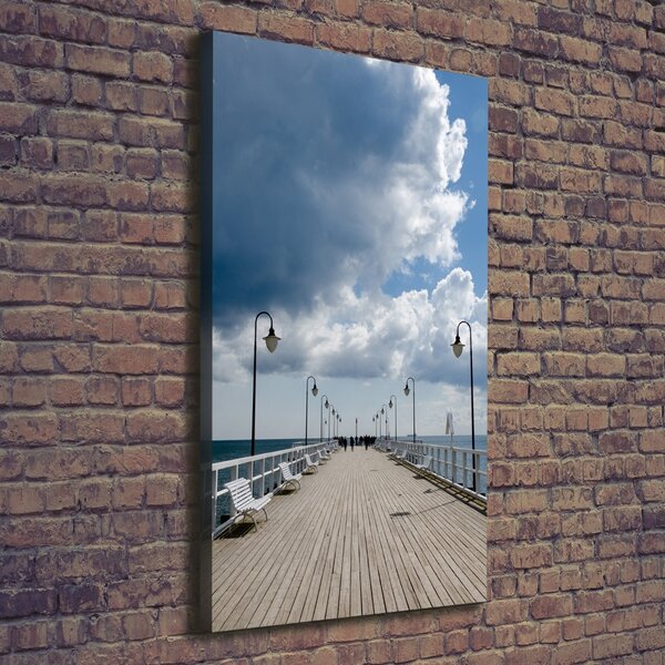 Vertikální Foto obraz canvas Molo w Orłowie ocv-109125141
