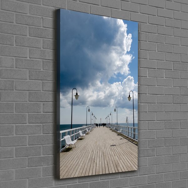 Vertikální Foto obraz canvas Molo w Orłowie ocv-109125141