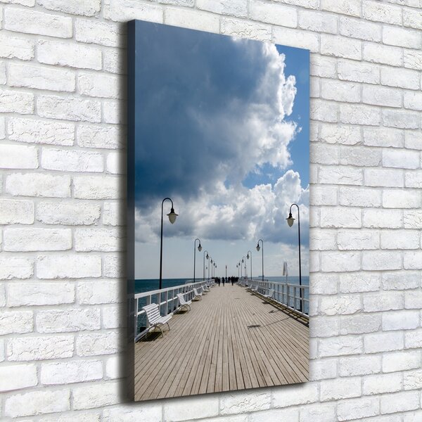 Vertikální Foto obraz canvas Molo w Orłowie ocv-109125141