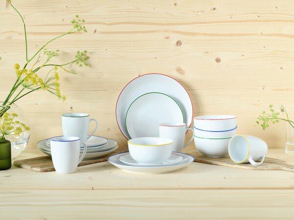 KOMBINOVANÁ SOUPRAVA, 16dílné, porcelán Creatable - Online Only nádobí, Online Only