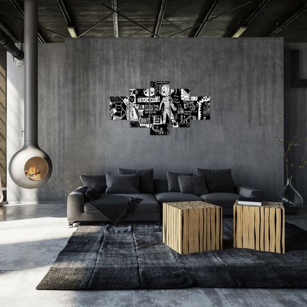 Obraz - Graffiti (125x70 cm)