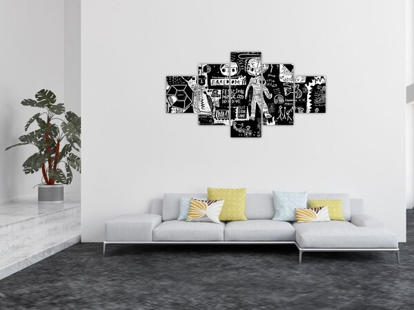 Obraz - Graffiti (125x70 cm)