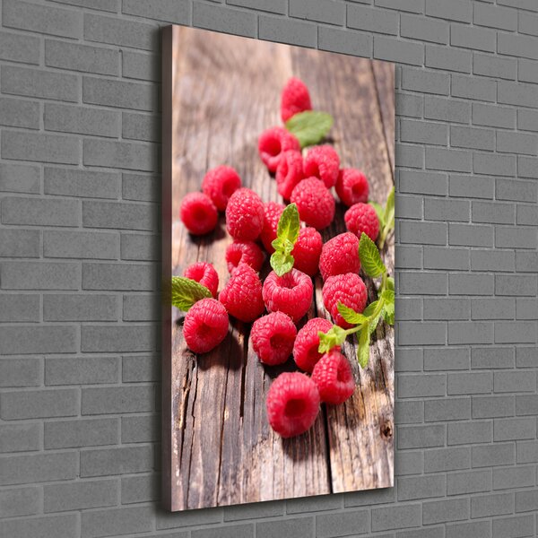 Vertikální Moderní fotoobraz canvas na rámu Maliny ocv-109354489
