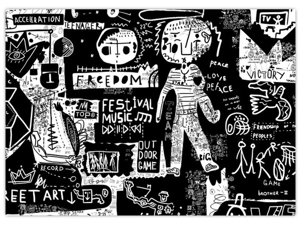Obraz - Graffiti (70x50 cm)