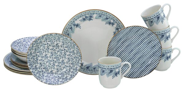 KOMBINOVANÁ SOUPRAVA, 16dílné, pórovina Creatable - Online Only nádobí, Online Only