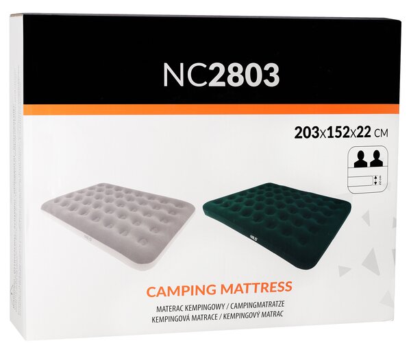 NC2803 BÉŽOVÁ NAFUKOVACÍ MATRACE 203X152X22 CM NILS CAMP