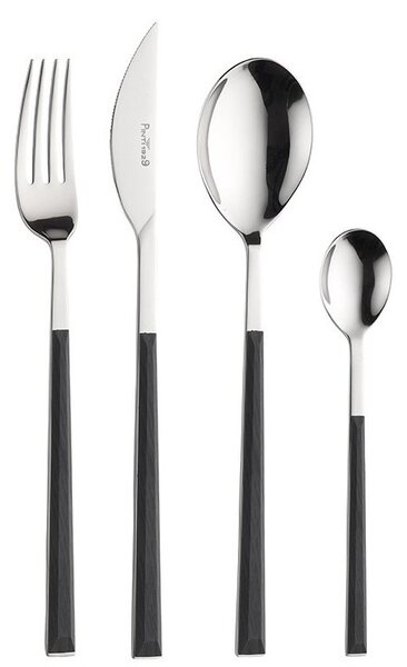 PINTINOX Sada 24 ks příborů Sushi Queen Ebony Pintinox