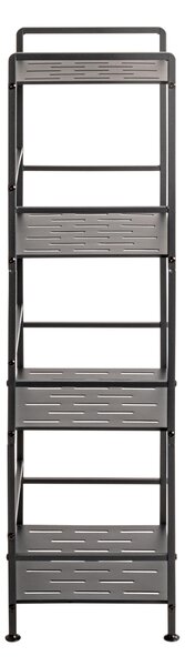 REGÁL, antracitová, ocel, 33/106/28 cm - Online Only regály & police, Online Only