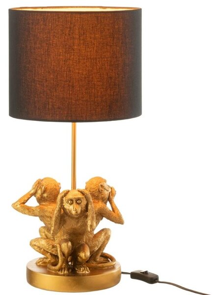 -25 % Dny MOMENTI– Zlatá stolní lampa J-line Hakiro 53 cm