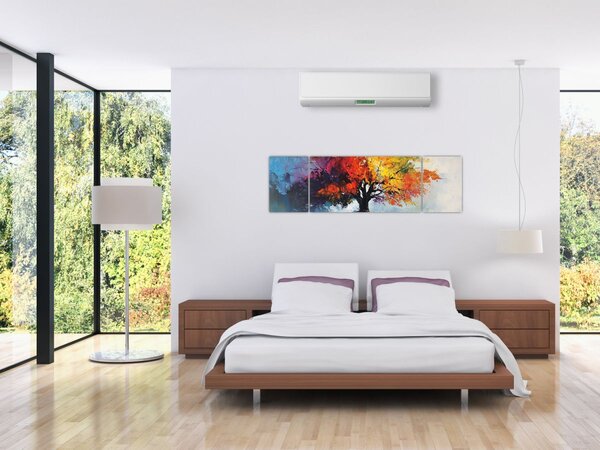 Obraz - Pestrobarevný strom (170x50 cm)