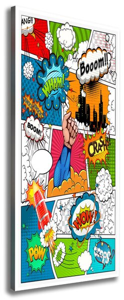 Vertikální Moderní fotoobraz canvas na rámu Komix ocv-111159262