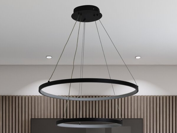 LED Stmívatelný lustr na lanku LED/75W/230V 3000-6500K + DO