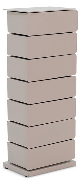 Taupe kovová komoda 37x99x26 cm Joey – Spinder Design