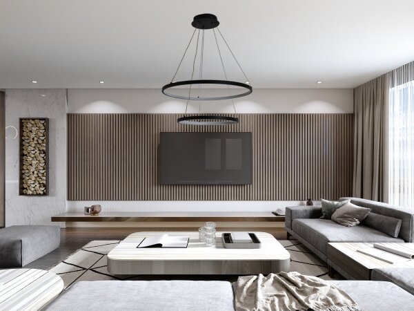 LED Stmívatelný lustr na lanku LED/75W/230V 3000-6500K + DO