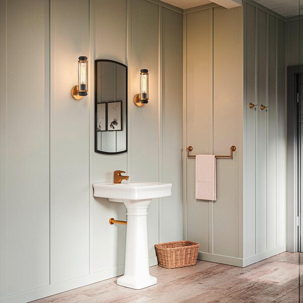 NÁSTĚNNÉ KOUPELNOVÉ SVÍTIDLO, 35,1/12,2/12,8 cm Elstead Lighting - Online Only svítidla, Online Only