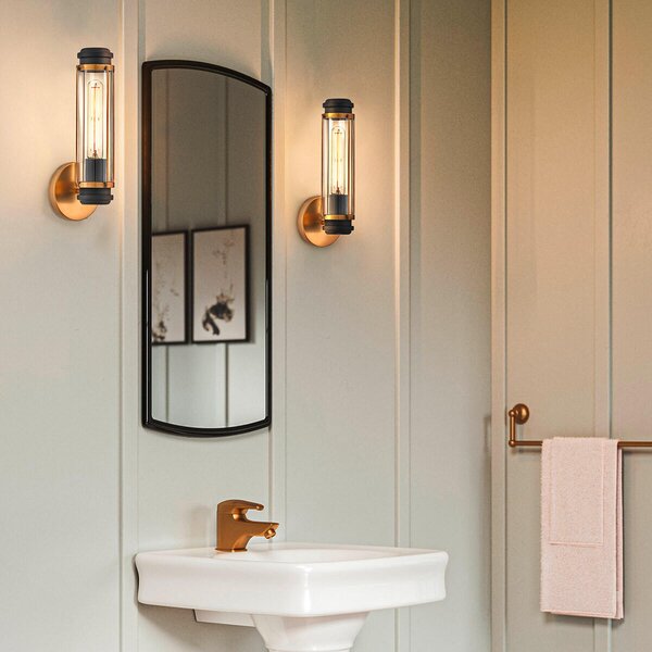 NÁSTĚNNÉ KOUPELNOVÉ SVÍTIDLO, 35,1/12,2/12,8 cm Elstead Lighting - Online Only svítidla, Online Only