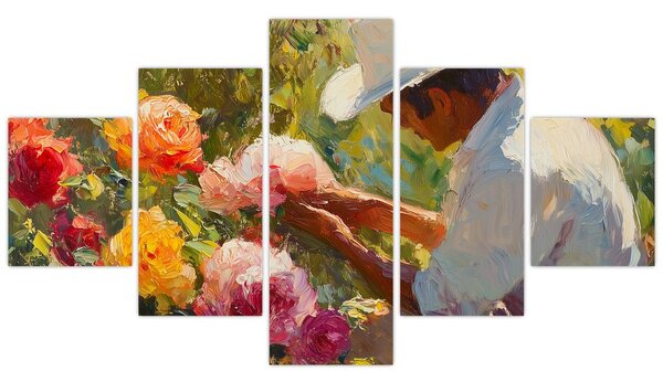 Obraz - Zahradník (125x70 cm)