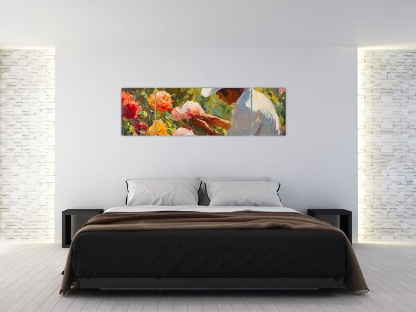 Obraz - Zahradník (170x50 cm)