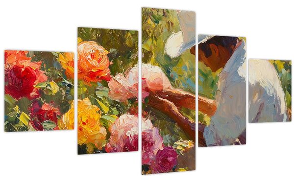 Obraz - Zahradník (125x70 cm)