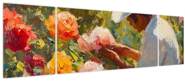 Obraz - Zahradník (170x50 cm)