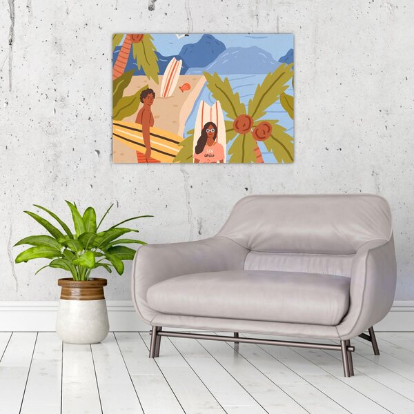 Skleněný obraz - Enjoy your life (70x50 cm)