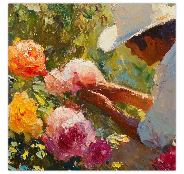 Obraz - Zahradník (30x30 cm)