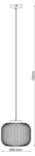 ZÁVĚSNÉ SVÍTIDLO, 25/120 cm Collett's Monde - Online Only svítidla, Online Only