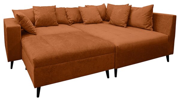 ROHOVÁ SEDAČKA, textil, rezavá MID.YOU - Sedací soupravy, Online Only
