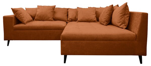ROHOVÁ SEDAČKA, textil, rezavá MID.YOU - Sedací soupravy, Online Only