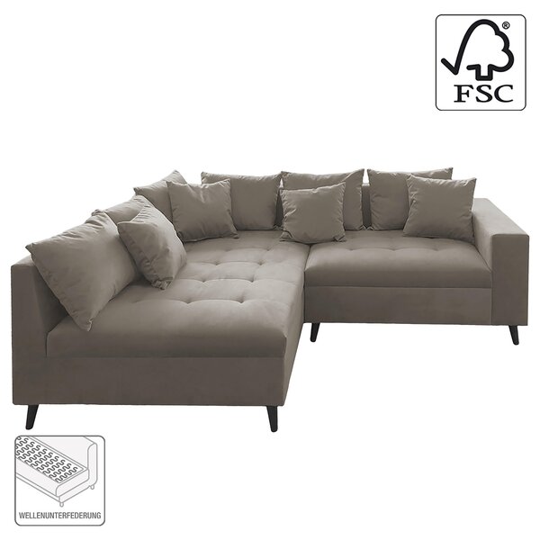 ROHOVÁ SEDAČKA, textil, šedá MID.YOU - Sedací soupravy, Online Only