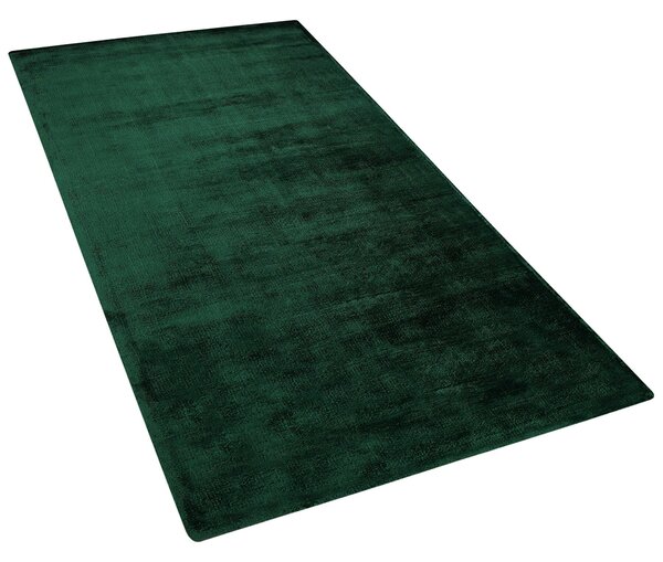Koberec GESI II Tmavě zelená 80 x 150 cm Viskóza
