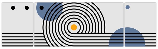Obraz - Minimalistická abstrakce N⁰1 (170x50 cm)