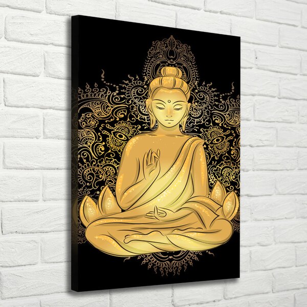 Vertikální Foto obraz na plátně Buddha a mandala ocv-112221840