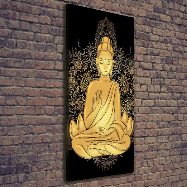 Vertikální Foto obraz na plátně Buddha a mandala ocv-112221840