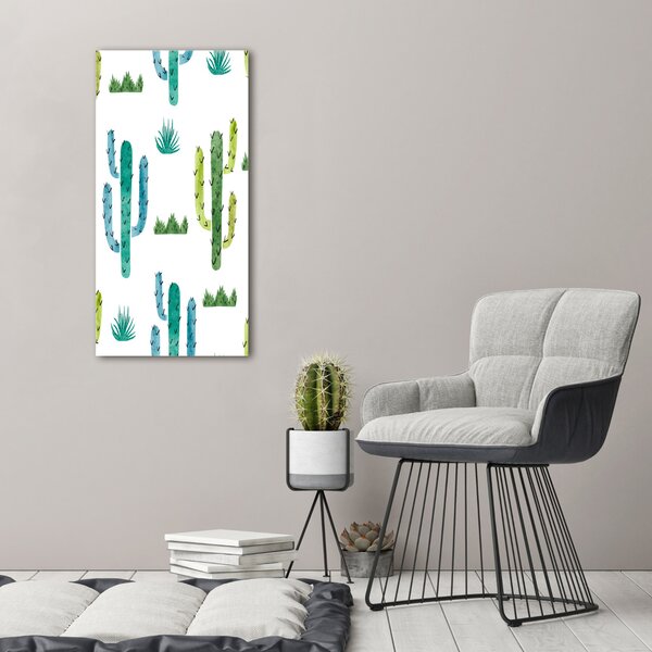 Vertikální Moderní obraz canvas na rámu Kaktusy ocv-112541651