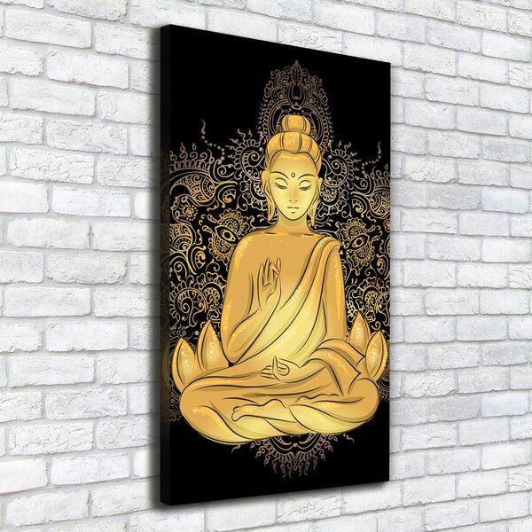 Vertikální Foto obraz na plátně Buddha a mandala ocv-112221840