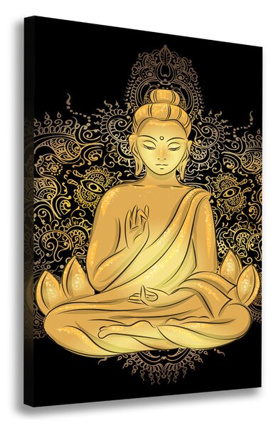 Vertikální Foto obraz na plátně Buddha a mandala ocv-112221840