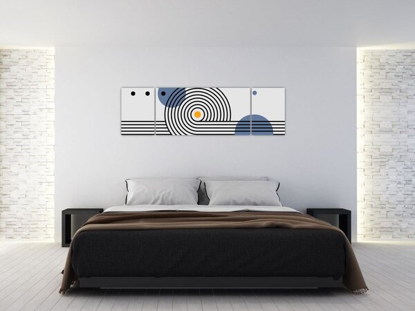 Obraz - Minimalistická abstrakce N⁰1 (170x50 cm)