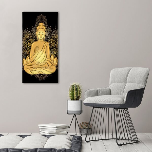 Vertikální Foto obraz na plátně Buddha a mandala ocv-112221840