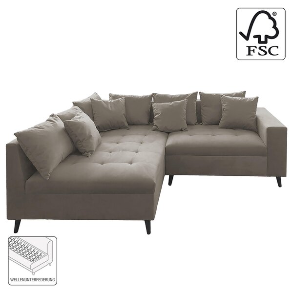 ROHOVÁ SEDAČKA, textil, šedá MID.YOU - Sedací soupravy, Online Only