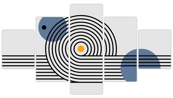 Obraz - Minimalistická abstrakce N⁰1 (125x70 cm)