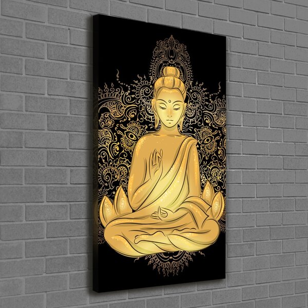 Vertikální Foto obraz na plátně Buddha a mandala ocv-112221840