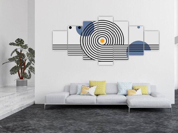 Obraz - Minimalistická abstrakce N⁰1 (210x100 cm)