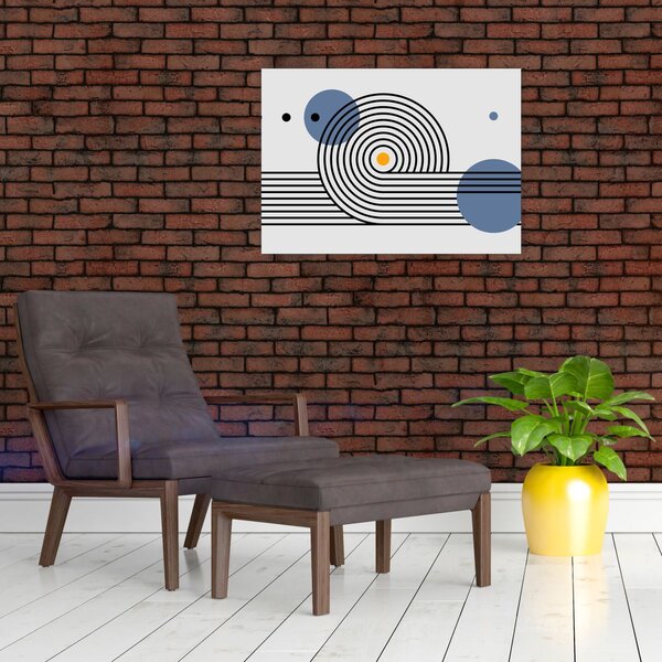 Obraz - Minimalistická abstrakce N⁰1 (70x50 cm)