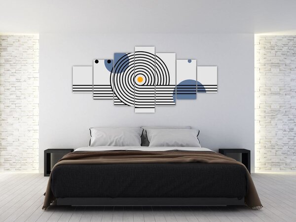 Obraz - Minimalistická abstrakce N⁰1 (210x100 cm)