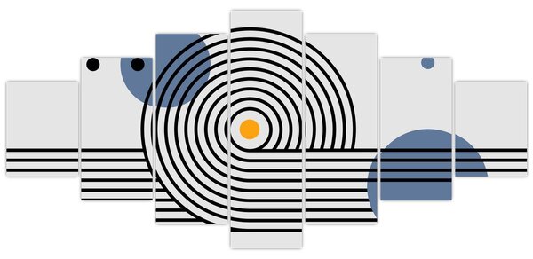 Obraz - Minimalistická abstrakce N⁰1 (210x100 cm)