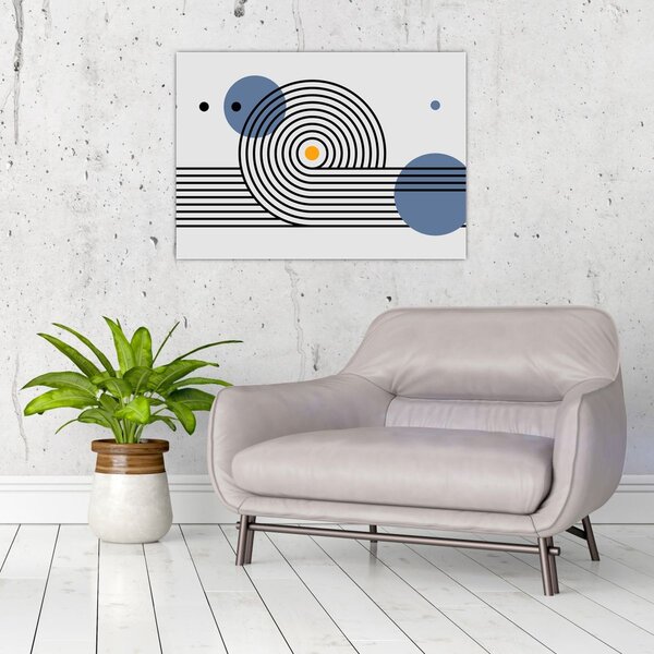 Obraz - Minimalistická abstrakce N⁰1 (70x50 cm)