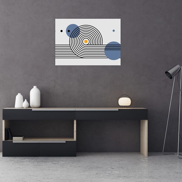 Obraz - Minimalistická abstrakce N⁰1 (70x50 cm)