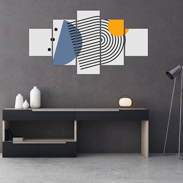 Obraz - Minimalistická abstrakce N⁰2 (125x70 cm)